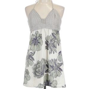 Maaji Gray and White Floral Dress